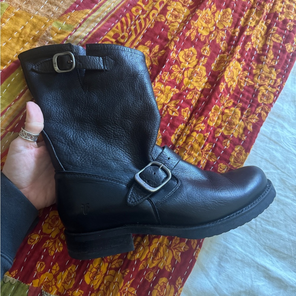 Frye, boot, black leather, size 8.5